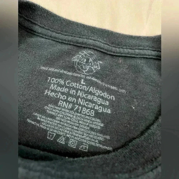 Looney Tunes-Space Jam-Mens T-Shirt size L 100% Cotton Michael Jordan Bugs bunny - Picture 4 of 9